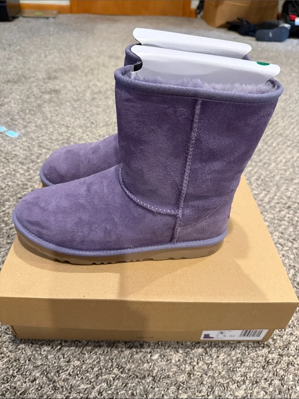 UGG Purple Suede boots